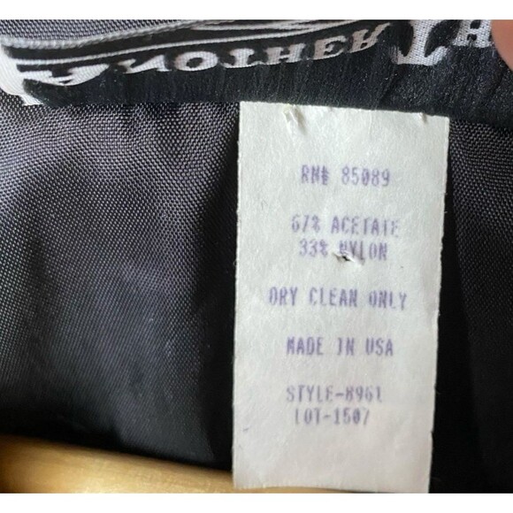 Vintage Another Thyme Jacket Women's M Paisley Velvet Brocade Button Made USA - Picture 7 of 10